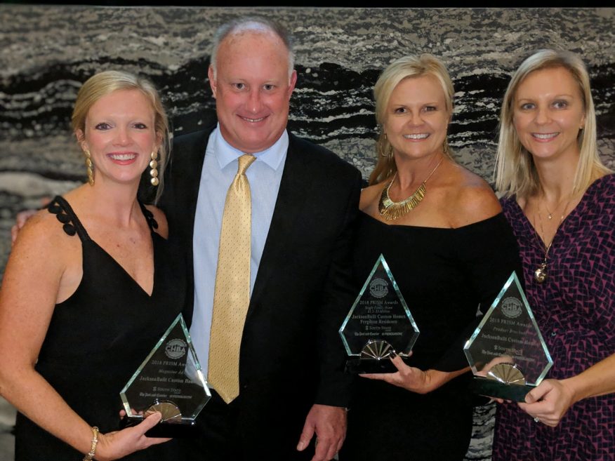 jacksonbuilt custom homes, custom builder, charleston, prism, home builders association, marketing