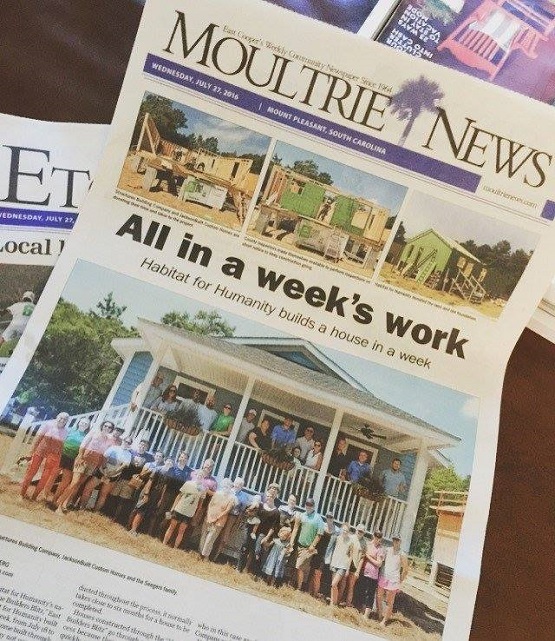 moultrie news, habitat, east cooper habitat, jacksonbuilt custom homes, jacksonbuilt, builder blitz